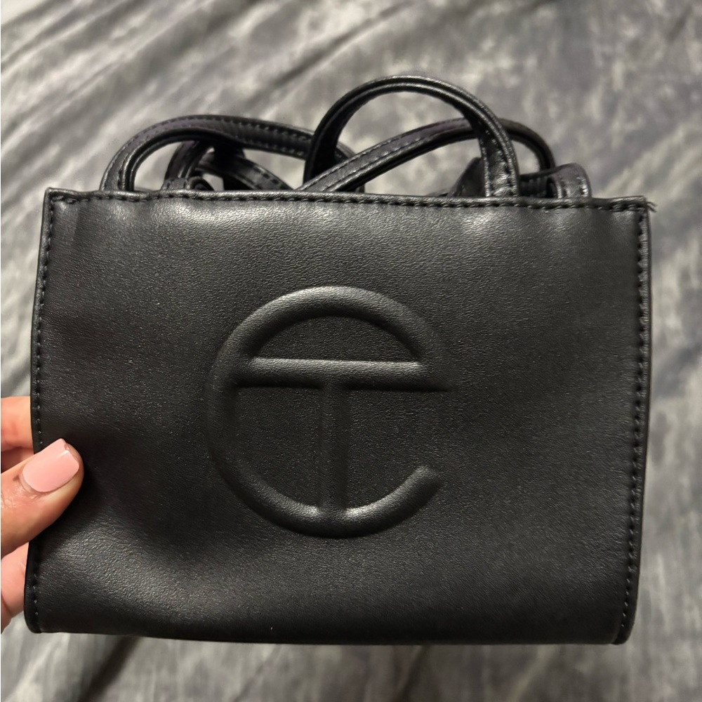 Telfar Black Mini Tote